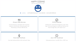 Desktop Screenshot of happy-coding.com